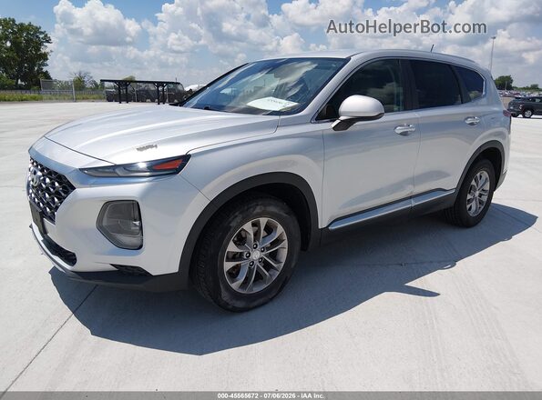 5NMS23AD5KH123236 2019 HYUNDAI SANTA FE Silver Front left