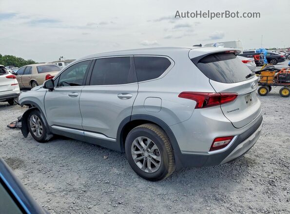 5NMS23AD5KH127805 2019 HYUNDAI SANTA Silver Задня ліва чверть