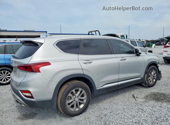 5NMS23AD5KH127805 2019 HYUNDAI SANTA Silver Задня права чверть
