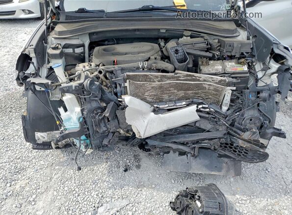 5NMS23AD5KH127805 2019 HYUNDAI SANTA Silver Вид підкапотного простору