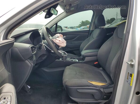 5NMS23AD5KH127805 2019 HYUNDAI SANTA Silver Вид салону спереду