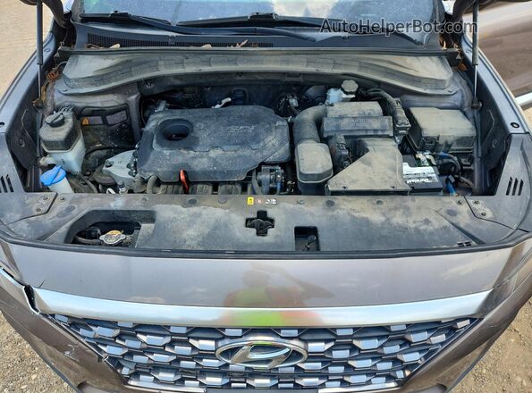 5NMS23AD5LH171773 2020 HYUNDAI SANTA Brown ძრავის განყოფილების ხედი