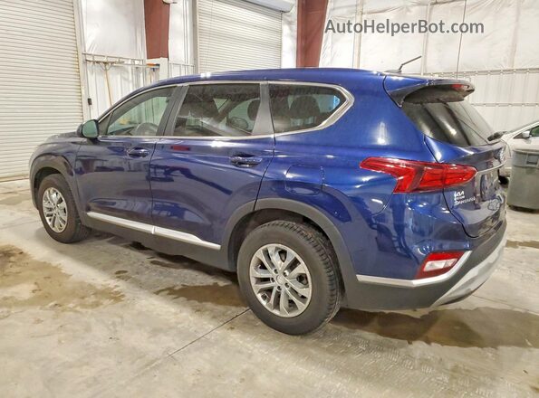 5NMS23AD6KH103450 2019 HYUNDAI SANTA Blue უკანა მარცხენა