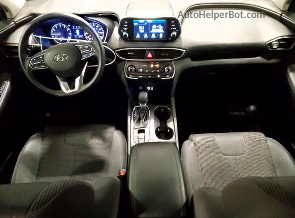 5NMS23AD6KH103450 2019 HYUNDAI SANTA Blue წინა პანელის ხედი