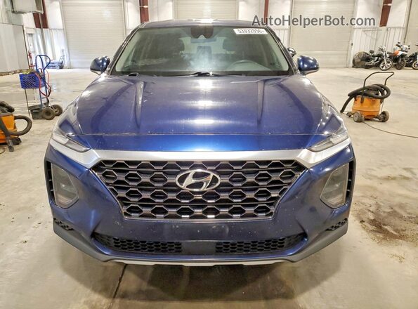 5NMS23AD6KH103450 2019 HYUNDAI SANTA Blue წინა ხედი