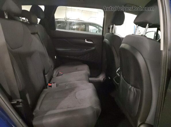 5NMS23AD6KH103450 2019 HYUNDAI SANTA Blue უკანა სალონის ხედი