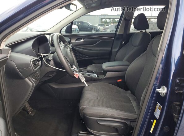 5NMS23AD6LH285779 2020 HYUNDAI SANTA Blue Front interior view