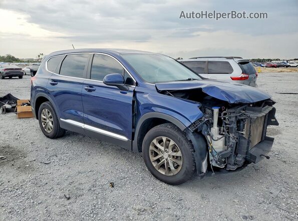 5NMS23AD6LH285779 2020 HYUNDAI SANTA Blue Front right