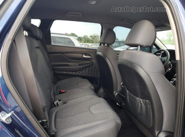 5NMS23AD6LH285779 2020 HYUNDAI SANTA Blue Rear interior view