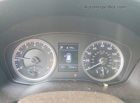 5NMS23AD7KH011702 2019 HYUNDAI SANTA Gray ხელსაწყოთა პანელის ხედი