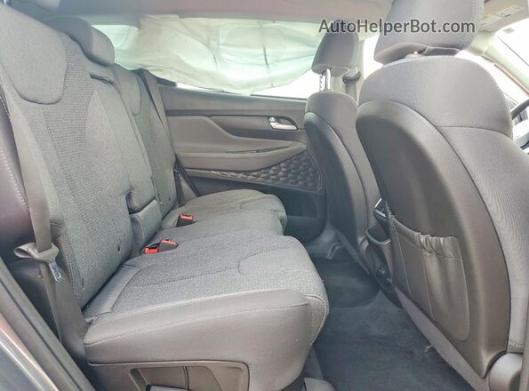 5NMS23AD7KH011702 2019 HYUNDAI SANTA Gray უკანა სალონის ხედი