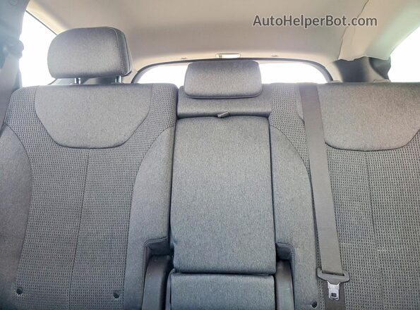 5NMS23AD7KH011702 2019 HYUNDAI SANTA Gray უკანა სავარძლების ხედი