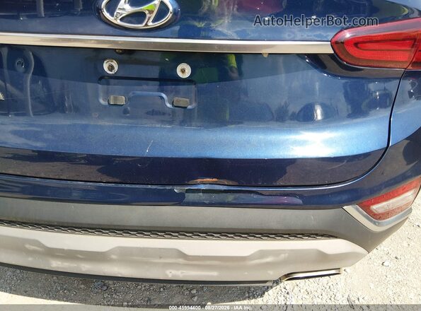 5NMS23AD7KH026197 2019 HYUNDAI SANTA FE Dark Blue Вид спереду