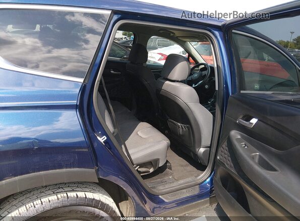 5NMS23AD7KH026197 2019 HYUNDAI SANTA FE Dark Blue Вид наклейки з VIN-кодом