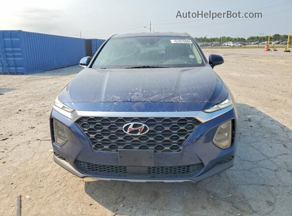5NMS23AD8KH118354 2019 HYUNDAI SANTA Синий Вид спереди