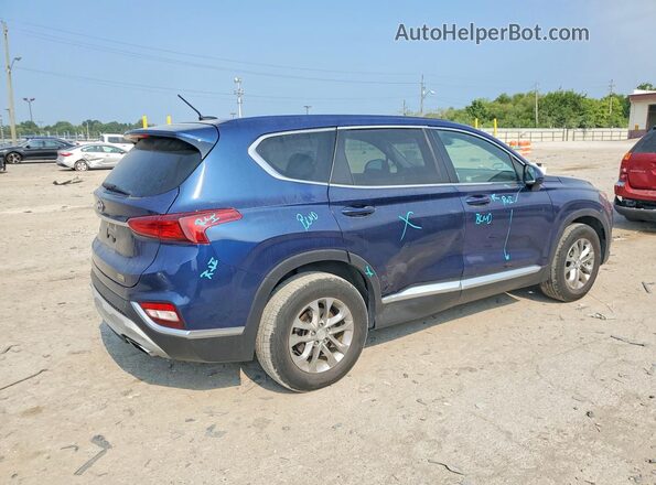 5NMS23AD8KH118354 2019 HYUNDAI SANTA Синий Задняя правая четверть