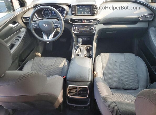 5NMS23AD8KH118354 2019 HYUNDAI SANTA Синий Вид панели приборов
