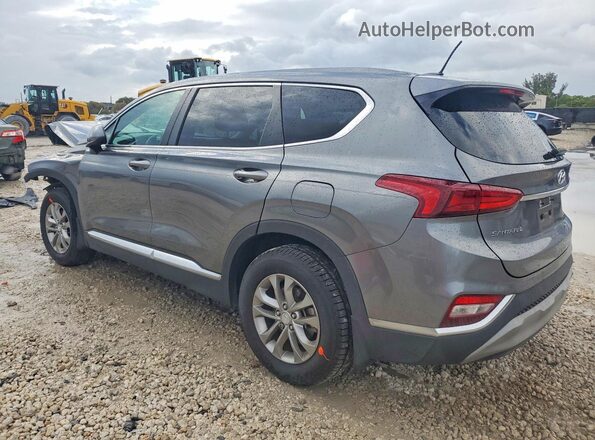 5NMS23AD8LH142266 2020 HYUNDAI SANTA Серый Задняя левая четверть
