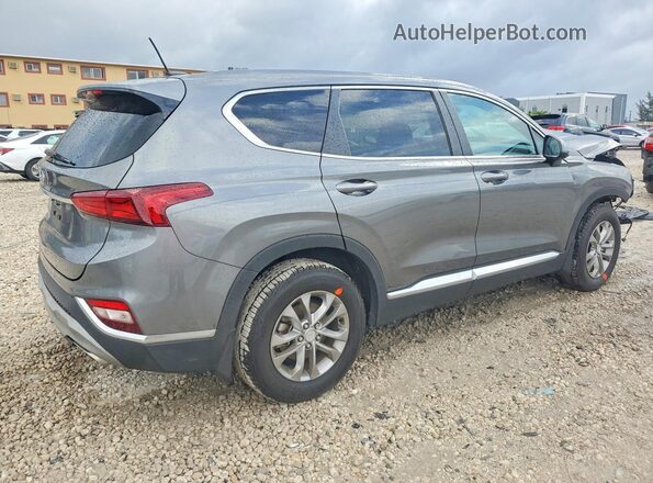 5NMS23AD8LH142266 2020 HYUNDAI SANTA Серый Задняя правая четверть