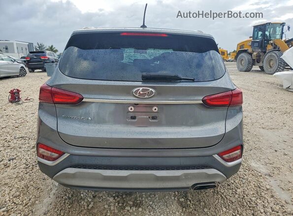 5NMS23AD8LH142266 2020 HYUNDAI SANTA Серый Вид сзади