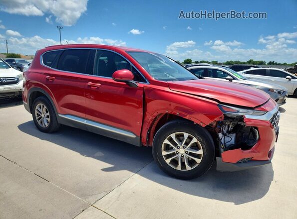 5NMS23AD8LH178605 2020 HYUNDAI SANTA Red Передня права чверть