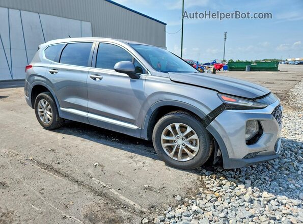 5NMS23AD9KH088913 2019 HYUNDAI SANTA Gray Przód prawy