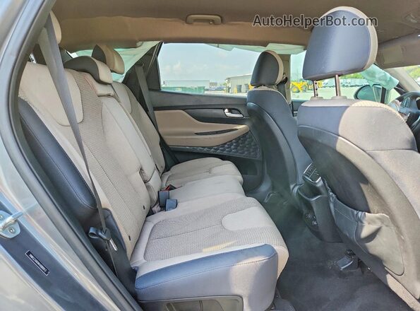 5NMS23AD9KH088913 2019 HYUNDAI SANTA Gray Widok wnętrza z tyłu