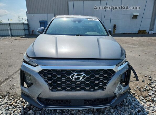 5NMS23AD9KH088913 2019 HYUNDAI SANTA Gray Widok z przodu