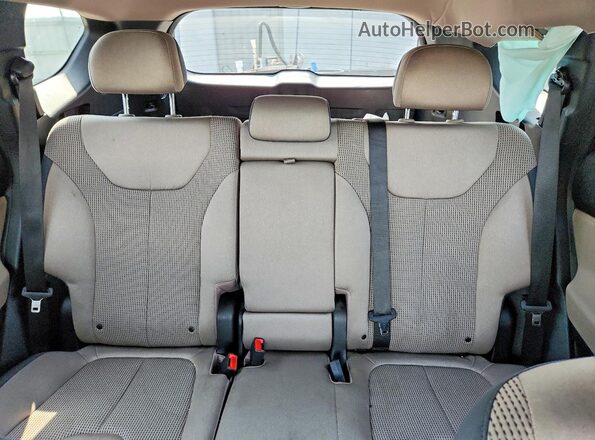 5NMS23AD9KH088913 2019 HYUNDAI SANTA Gray Widok tylnych siedzeń