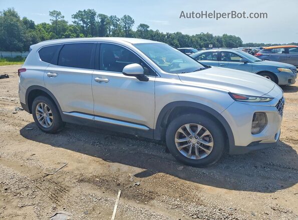 5NMS23AD9KH099989 2019 HYUNDAI SANTA Gray Delantero derecho
