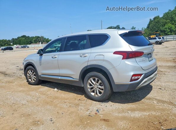 5NMS23AD9KH099989 2019 HYUNDAI SANTA Gray Trasero izquierdo