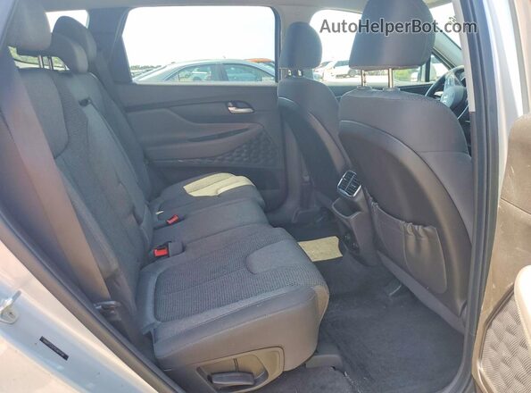 5NMS23AD9KH099989 2019 HYUNDAI SANTA Gray Vista de los asientos traseros