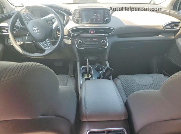 5NMS23AD9KH099989 2019 HYUNDAI SANTA Gray Vista del salpicadero