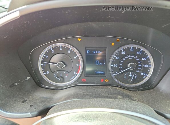 5NMS23AD9KH116516 2019 HYUNDAI SANTA Tan Widok zestawu wskaźników
