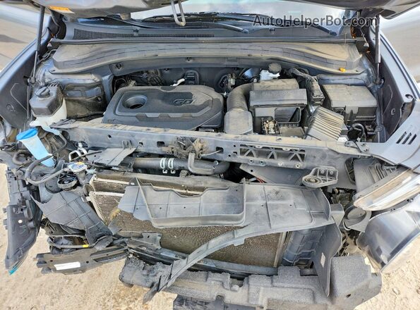5NMS23AD9KH116516 2019 HYUNDAI SANTA Tan Widok komory silnika