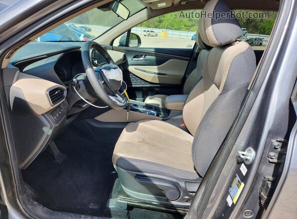 5NMS23AD9KH116516 2019 HYUNDAI SANTA Tan Widok wnętrza z przodu