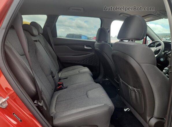 5NMS23AD9KH128262 2019 HYUNDAI SANTA Оранжевый Вид задней части салона