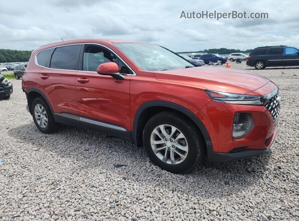 5NMS23AD9KH128262 2019 HYUNDAI SANTA Оранжевый Передняя правая четверть