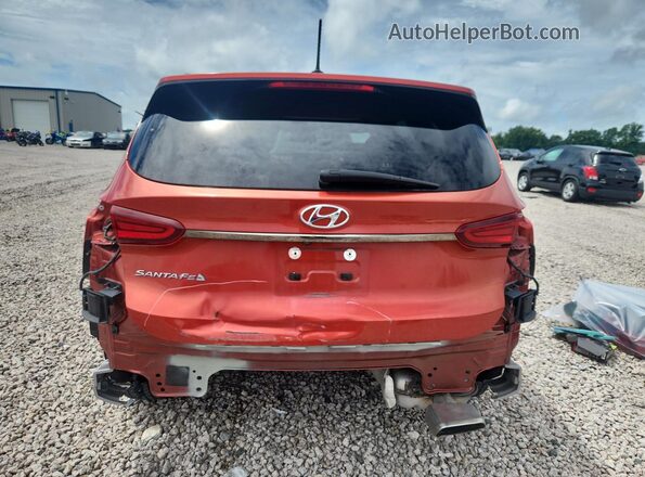 5NMS23AD9KH128262 2019 HYUNDAI SANTA Оранжевый Вид сзади