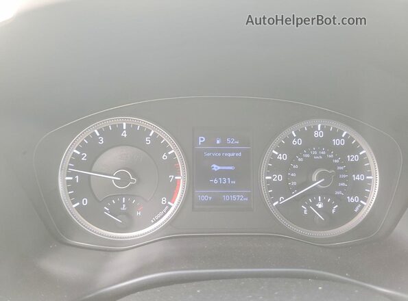 5NMS23AD9LH188835 2020 HYUNDAI SANTA Gray ხელსაწყოთა პანელის ხედი