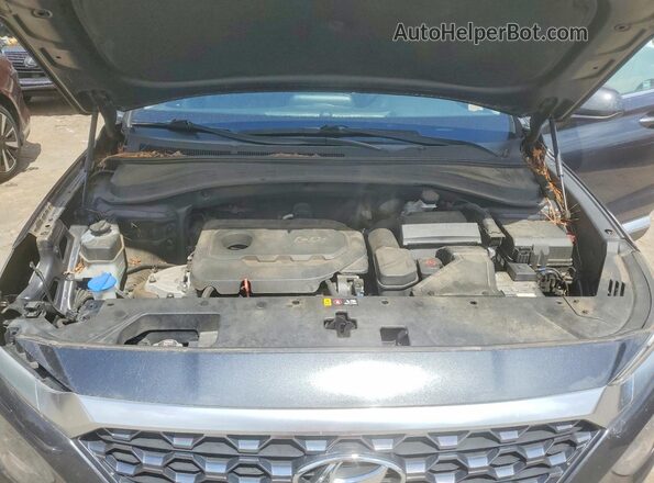 5NMS23AD9LH188835 2020 HYUNDAI SANTA Gray ძრავის განყოფილების ხედი