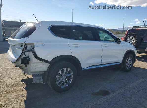 5NMS23ADXKH118405 2019 HYUNDAI SANTA White Trasero derecho