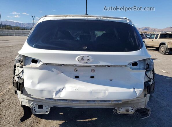 5NMS23ADXKH118405 2019 HYUNDAI SANTA White Vista trasera