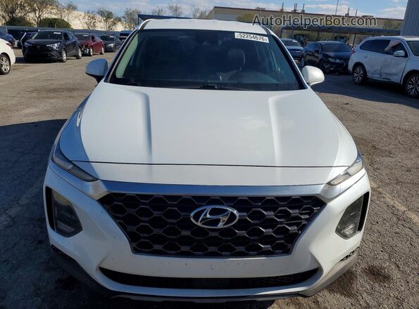 5NMS23ADXKH118405 2019 HYUNDAI SANTA White Vista frontal