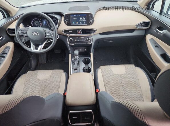 5NMS23ADXLH206078 2020 HYUNDAI SANTA Белый Вид панели приборов