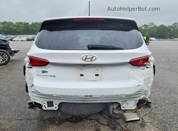 5NMS23ADXLH206078 2020 HYUNDAI SANTA Белый Вид сзади