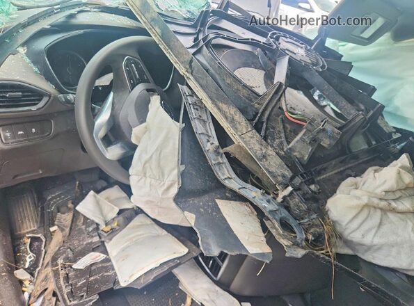 5NMS23ADXLH249691 2020 HYUNDAI SANTA Black Widok deski rozdzielczej