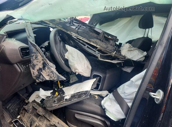 5NMS23ADXLH249691 2020 HYUNDAI SANTA Black Widok wnętrza z przodu