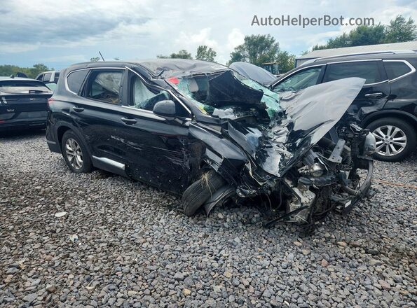 5NMS23ADXLH249691 2020 HYUNDAI SANTA Black Przód prawy