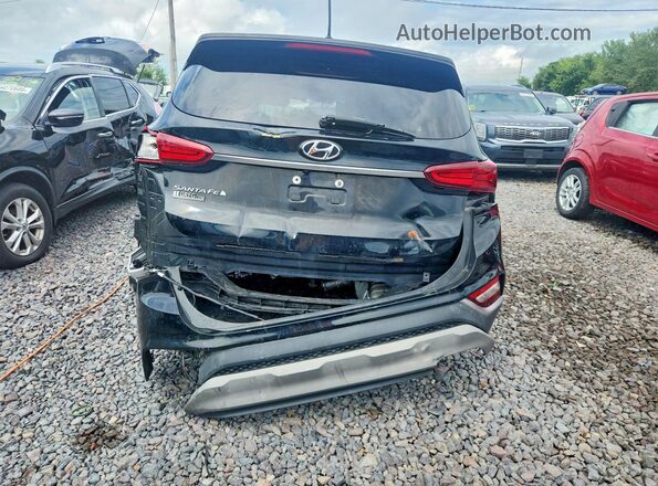 5NMS23ADXLH249691 2020 HYUNDAI SANTA Black Widok z tyłu